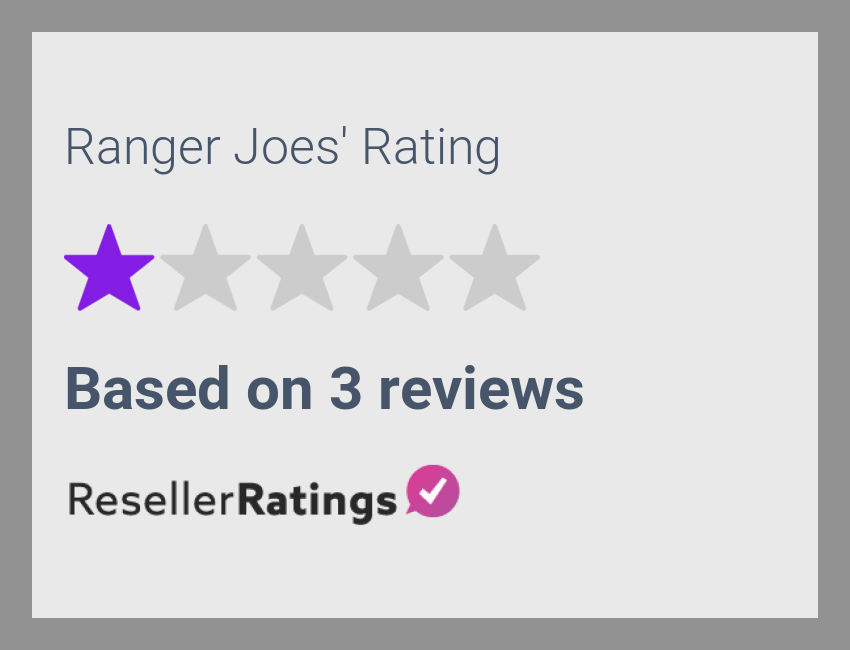 Ranger Joes Reviews 3 Reviews of ResellerRatings