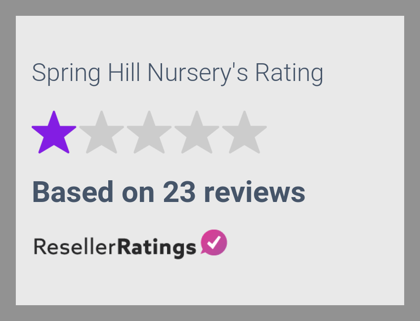 Spring Hill Nursery Reviews 23 Reviews Of Resellerratings