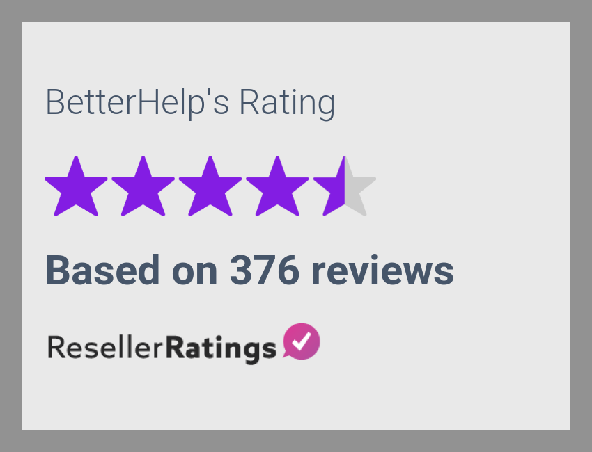 BetterHelp Reviews 376 Reviews of ResellerRatings