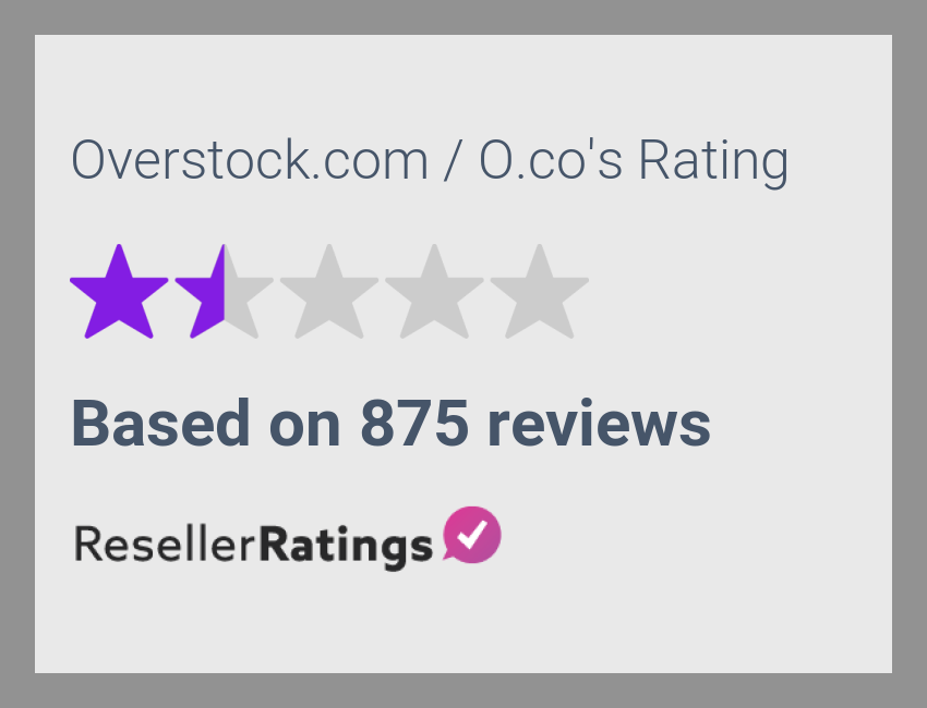 Overstock.com Reviews - 1,755 Reviews of Overstock.com
