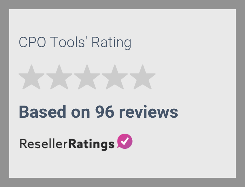 CPO is America's Leading Online Tool Retailer