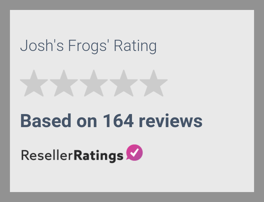 Josh's Frogs Reviews, 163 Reviews of Joshsfrogs.com