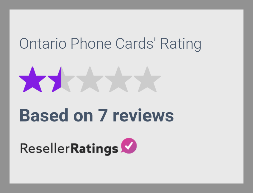 Ontario Phone Cards Reviews 8 Reviews of Ontariophonecards.ca