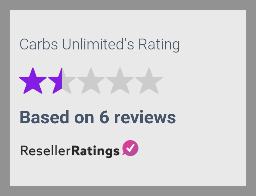 Carbs Unlimited Reviews 6 Reviews of ResellerRatings