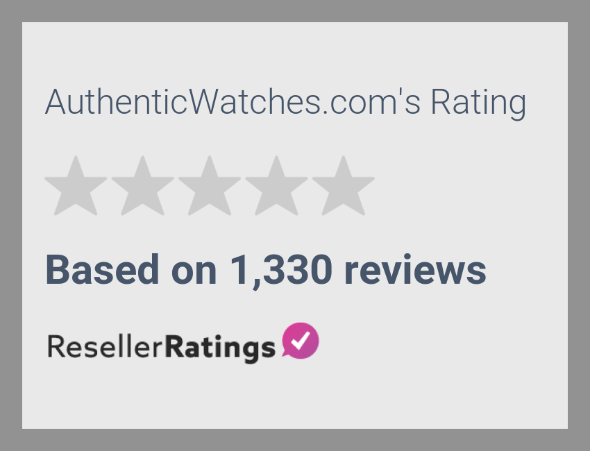 1329 Reviews of Authenticwatches.com | ResellerRatings