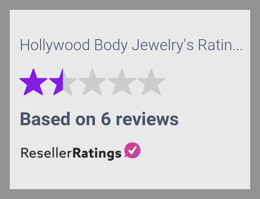 Hollywood Body Jewelry Reviews 6 Reviews of