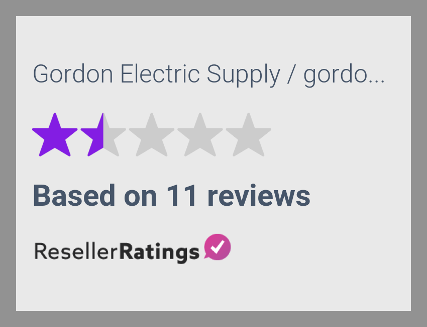 Gordon Electric Supply / Gordonelec.com Reviews | 11 Reviews Of ...