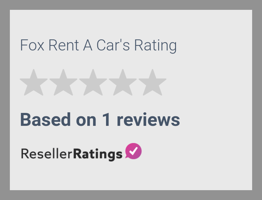 fox car rental reviews