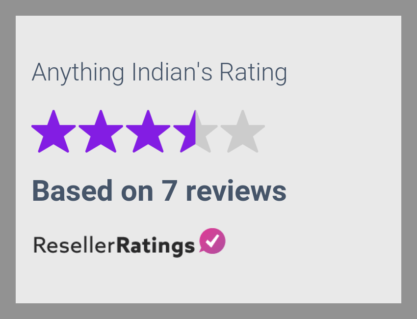 Anything Indian Reviews 7 Reviews Of Anythingindian biz ResellerRatings