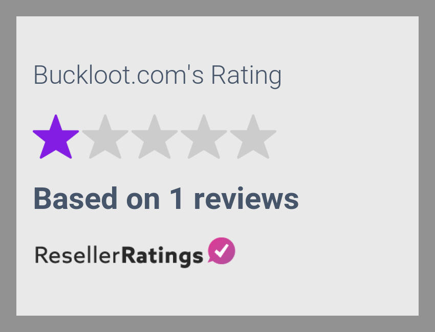 Buckloot.com Reviews | 1 Reviews of Buckloot.com | ResellerRatings