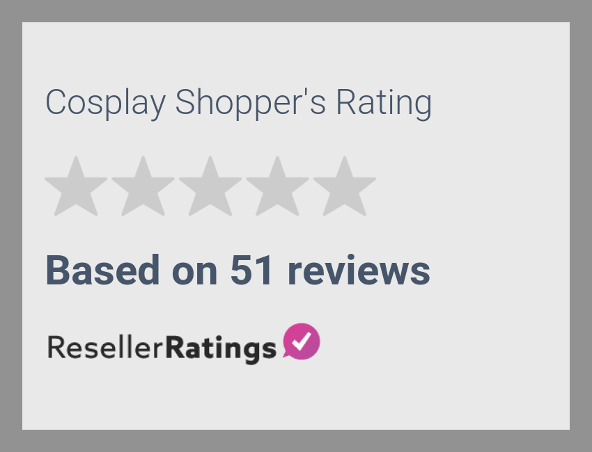 Cosplay Shopper Reviews 50 Reviews of Cosplayshopper