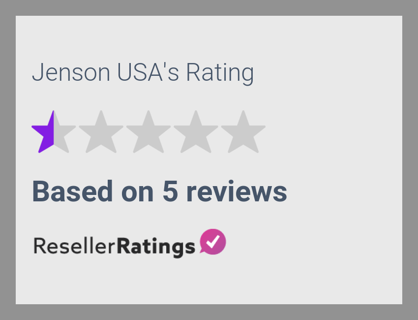 Jenson USA Reviews 5 Reviews of ResellerRatings
