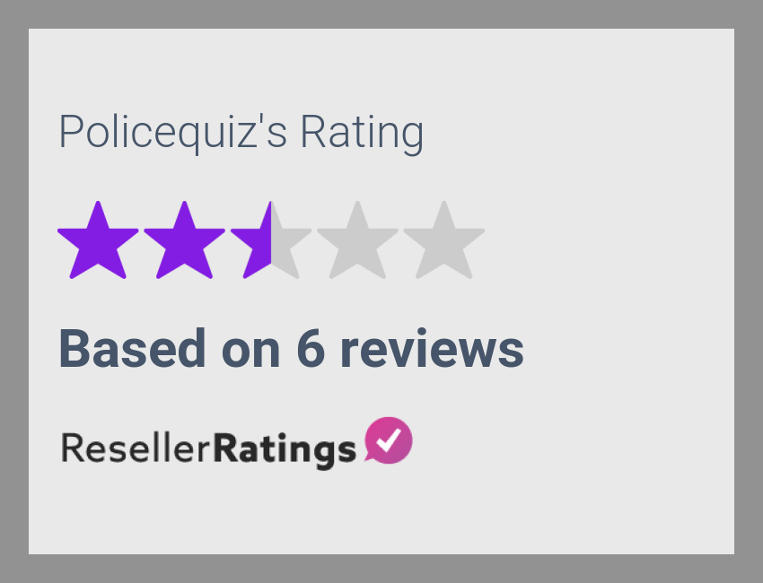 Policequiz Reviews | 6 Reviews of Policequiz.com | ResellerRatings