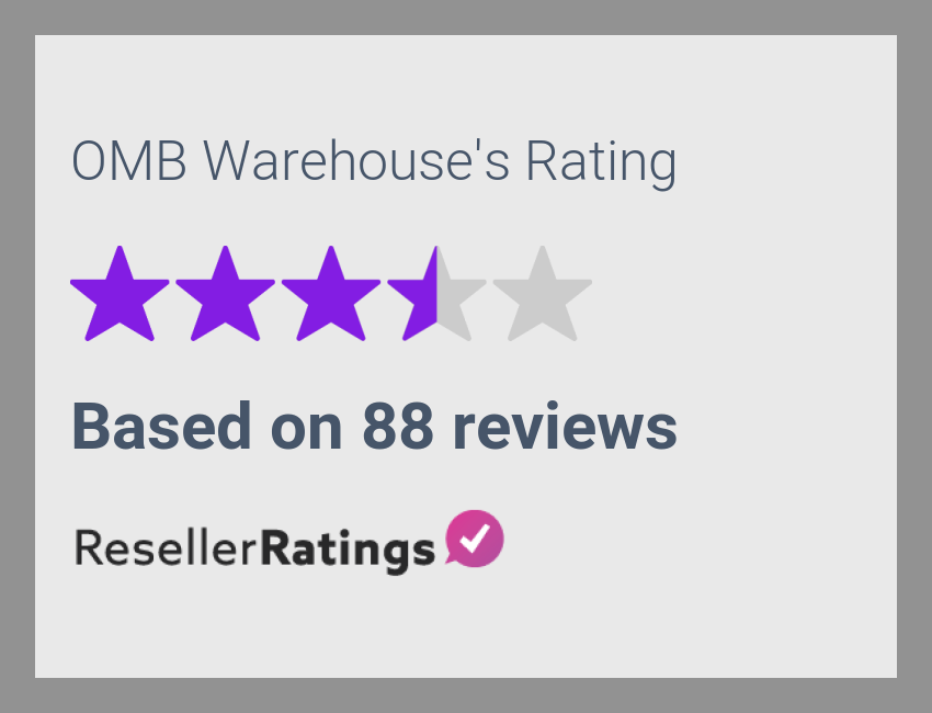 OMB Warehouse Reviews 84 Reviews of ResellerRatings