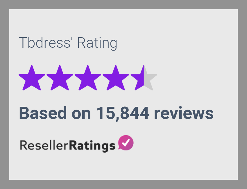 Tbdress Reviews 15 850 Reviews of Tbdress ResellerRatings