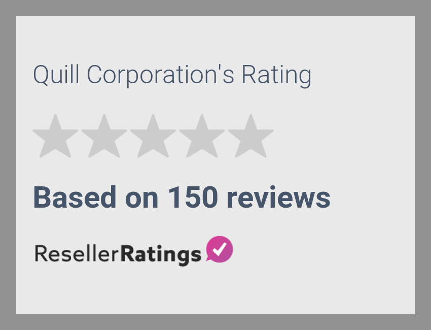 Quill Corporation Reviews 152 Reviews of ResellerRatings