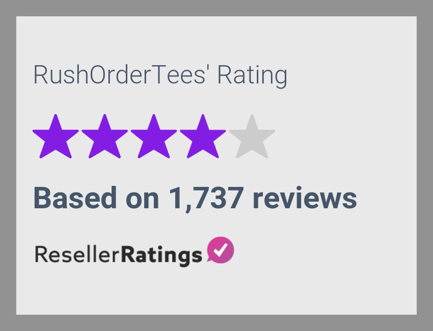 RushOrderTees Reviews 1,710 Reviews of