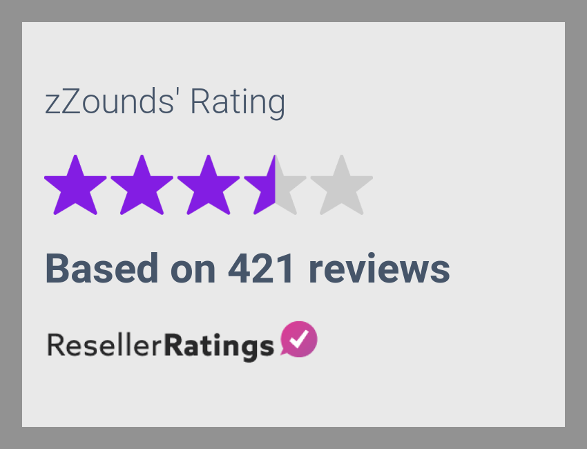 zZounds Reviews 426 Reviews of ResellerRatings
