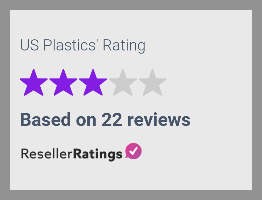 US Plastics Reviews 22 Reviews of ResellerRatings