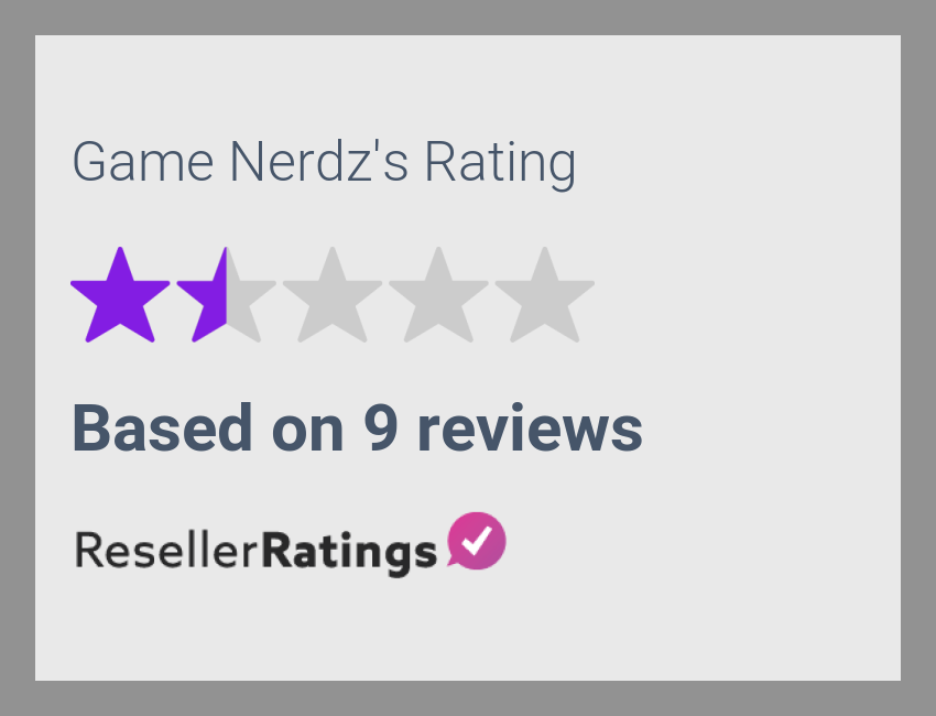 Game Nerdz Reviews 9 Reviews of ResellerRatings