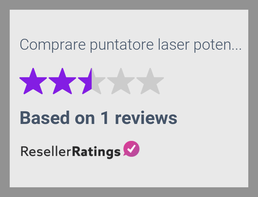 Comprare puntatore laser potente Reviews, 1 Reviews of Laserpotenti.com